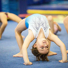 Load image into Gallery viewer, Boyoo Girls Gymnastic Leotards with Shorts Shiny Diamond Kids Ballet Dance Outfit One Piece Biketard for Age 3-10
