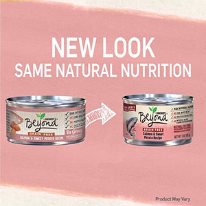 Purina Beyond Grain Free, Natural Gravy Wet Cat Food, Grain Free Salmon & Sweet Potato Recipe - (12) 3 oz. Cans