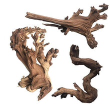 Load image into Gallery viewer, PINVNBY Natural Aquarium Driftwood Assorted Branches Reptile Ornament for Fish Tank Decoration Pack of 3
