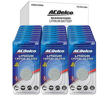 Load image into Gallery viewer, ACDelco CR2032 3V Lithium Coin Cell Battery, Watch and Electronics Button Batteries, 24-Count
