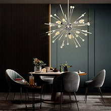 Load image into Gallery viewer, Modern Firework Chandeliers 6-Light Bulbs Sputnik Ceiling Light Fixture,Lucalda Adjustable Rods Globe Fireworks Pendant Lighting Fixture for Living Room, Bedroom,Kitchen,Hallway,Dining Room,Porch
