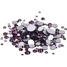 Load image into Gallery viewer, AD Beads 1440 Pieces Mixed Size No Hotfix Glue on Quality Glass Flatback Rhinestones Round Crystal Gems ( 27 Montana )
