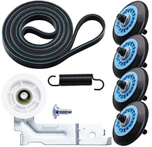 Load image into Gallery viewer, Upgraded Dryer Repair Kit Compatible with Samsung Drum Roller DC97-16782A,Dryer Belt 6602-001655, Idler Pulley DC93-00634A, Replacement AP5325135 AP4373659 AP6038887 PS4221885 PS4133825
