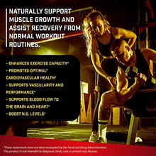Load image into Gallery viewer, Nitric Oxide Supplement - L Arginine Capsules – Helps to Improve Energy, Endurance &amp; Performance - Pre Workout - Muscle Builder - with All Essential Amino Acid, Maca Root &amp; Beet Root Powder
