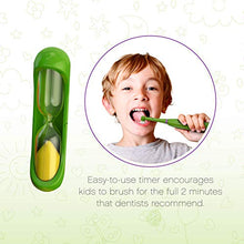Load image into Gallery viewer, Brusheez Kid's Electric Toothbrush (Safari Edition) Set - Soft Bristles, Easy-Press Power Button, 2 Brush Heads, Cute Animal Cover, Sand Timer, Rinse Cup &amp; Storage Base - Snappy The Croc
