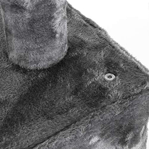 Nova Microdermabrasion 53 Inches Multi-Level Cat Tree Stand House Furniture Kittens Activity Tower with Scratching Posts Kitty Pet Play House (Grey)