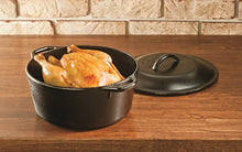 Load image into Gallery viewer, Lodge 5 Quart Cast Iron Dutch Oven. Pre-Seasoned Pot with Lid and Dual Loop Handle
