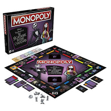 Load image into Gallery viewer, Monopoly: Disney Tim Burton&#39;s The Nightmare Before Christmas Edition Board Game, Fun Family Game, Board Game for Kids Ages 8 and Up (Amazon Exclusive)
