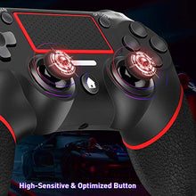 Load image into Gallery viewer, Wireless Controller for Playstation 4 /Pro/Slim/PC RegeMoudal PS4 Controller Built-in Double Motor Vibration and Audio Function with Touchpad and Anti-Slip Grip
