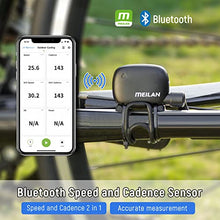 Load image into Gallery viewer, MEILAN Oval GPS Bike Computer and MEILAN C3 Bluetooth Speed and Cadence Sensor
