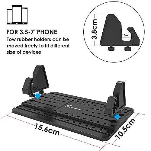 Load image into Gallery viewer, Cellphone Holder for Car, Vansky Car Phone Mount Silicone Dashboard Car Pad Mat for iPhone Xs/ Xs Max/8 Plus/7/6S Plus, Samsung Galaxy S9 Plus/Note 9/S8 3.5-7 inch Smartphone or GPS Devices