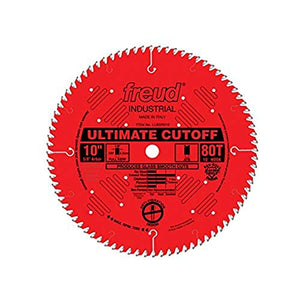 Freud 10 In. 80 Tooth Ultimate Cut-Off Saw Blade w/5/8 In. Arbor LU85R010