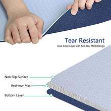 Load image into Gallery viewer, IUGA Yoga Mat Non Slip Textured Surface, Reversible Dual Color, Eco Friendly Yoga Mat with Carrying Strap, Thick Exercise &amp; Workout Mat for Yoga, Pilates and Fitness (72"x 24"x 6mm )
