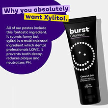 Load image into Gallery viewer, BURST Charcoal Toothpaste for Whitening Teeth, Toothpaste for Sensitive Teeth, SLS Free, Coconut Salt, 4.7oz, 2-Pack
