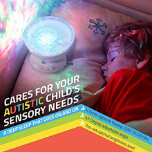 Load image into Gallery viewer, Autism &amp; Prosperity Kids Calming Ocean Wave Projector for Autistic Children - Music - AUX – for ASD Boys Girls Sleep Bedroom Room Decor - Visual Auditory Sensory Toys Stimulation LED Night Light Lamp
