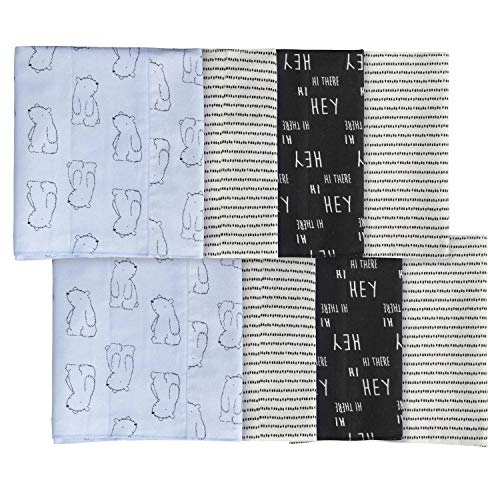 Unknown baby boys 8-pack 8 Pack Flannel Burp Cloth, Bear, One Size US