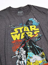 Load image into Gallery viewer, Star Wars Men's Rebel Classic Graphic T-Shirt, charcoal heather, Small
