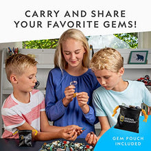 Load image into Gallery viewer, NATIONAL GEOGRAPHIC Rock Tumbler Refill – 5 Pound Mix of Rocks and Gemstones for Rock Tumblers, Includes Agate, Jasper, Petrified Wood, Gemstone, and More, 5 Jewelry Settings and Polishing Grit

