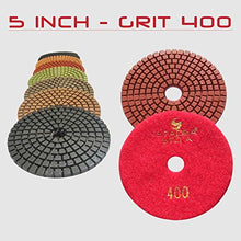 Load image into Gallery viewer, STADEA Premium Grade Wet 5" Diamond Polishing Pads Set For CONCRETE Polish
