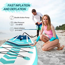 Load image into Gallery viewer, JOYEXER Inflatable Stand Up Paddle Board-10'5"x31"x 6" Ultra-Light SUP Board Including Backpack,Paddle,Waterproof Phone case,Leash, Hand Pump,for All Skill Levels Youth&amp; Adult
