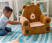 Load image into Gallery viewer, Soft Landing | Sweet Seats | Premium Character Chair with Carrying Handle &amp; Side Pockets – Bear

