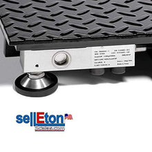 Load image into Gallery viewer, SellEton 48&quot; X 48&quot; Floor Scale, Accurate Pallet Scales with Smart Metal Digital Indicator for Warehouse Shipping and Heavy Duty Industrial Weighing | 5000 lbs x 1 lb
