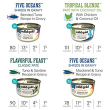 Load image into Gallery viewer, Solid Gold Indigo Moon - Dry Cat Food with Digestive Probiotics for Cats - with Vitamins &amp; High Protein with Real Pollock - 6lb - Wet Cat Food Pate &amp; Shreds in Gravy Recipes - 12 Pack
