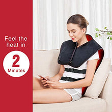 Load image into Gallery viewer, Snailax Heating Pads for Neck and Shoulders-Large Heat Wrap with Fast Heating and 5 Massage Modes, Heating Pad for Back, Best Gifts for Women
