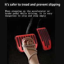 Load image into Gallery viewer, Winkter Tesla Model Y Accessories Anti-Slip Auto No Drilling Foot Pedal Brake and Gas Pedal Pad Fit for Tesla Model 3 Model Y 2017-2021 Accelerator Pedal Covers 2Pcs Red
