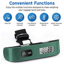 Load image into Gallery viewer, Etekcity Luggage Scale, Digital Portable Handheld Suitcase Weight for Travel with Rubber Paint, Temperature Sensor, 110 Pounds, Battery Included
