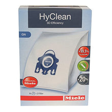 Load image into Gallery viewer, Miele Cleaners-99 HyClean 3D GN Type Microfiber Dust Bags Canister Vacuum Cleaners-9917730, White &amp; Blue
