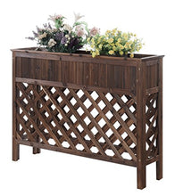Load image into Gallery viewer, Convenience Concepts Planters &amp; Potts Large Raised Patio Planter, Weathered Cedar
