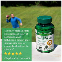 Load image into Gallery viewer, Men&#39;s Perfect Multi from Purity Products - Vitamins, Minerals and Phytonutrients - Supports Healthy Testosterone Levels and Promotes Energy, Vitality and Stamina - 120 Capsules
