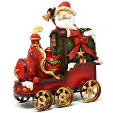 Load image into Gallery viewer, Gift Boutique Christmas Express Train Table Decor - Holiday 3-Piece Mini 6" Stone Resin for Office Desk Shelf Kitchen Mantle Decoration
