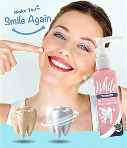 StainOut Ultra Whitening Toothpaste,Alldaywhite Stain Removal Toothpaste,Gentle Baking Soda Teeth Whitening Toothpaste for Sensitive Teeth (100ml)