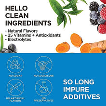 Load image into Gallery viewer, Pureboost Clean Energy Super Immune Bundle. 60 Stick Packs Boosted with B12, Vitamin C and more. Fruity Combo Pack + Green Mojo includes 7 Organic Supergreens.
