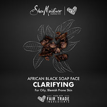 Load image into Gallery viewer, SheaMoisture African Black Soap Facial System Kit |4oz. Facial Wash &amp; Scrub |4 oz. Problem Skin Facial Mask | 2oz. Moisturizer | 3.5oz Bar Soap
