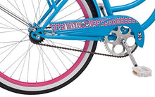 Load image into Gallery viewer, Schwinn Baywood Cruiser Bike, Featuring Steel Step-Through Frame and Single-Speed Drivetrain with Full Wrap Fenders, 24-Inch Wheels, Bright Blue
