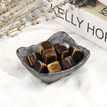 Load image into Gallery viewer, Jovivi 12pcs Irregular Natural Tiger Eye Chakra Healing Crystals Stones Kits Tumbled Gemstones w/Ceramic Holder Bowl for Reiki Meditation Spiritual Feng Shui Home Office Decor

