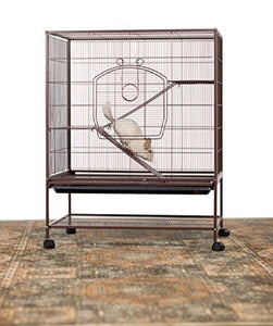 Prevue Rat and Chinchilla Cage 495 Earthtone Dusted Rose, 31 x 20.5 x 40 IN