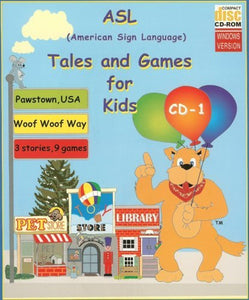 American Sign Language Tales and Games for Kids - Woof Woof Way by Institute for Disabilities Research and Training, Inc.