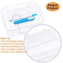 Load image into Gallery viewer, New brothread 3 Layers Stackable Clear Storage Box/Organizer for Holding 60 Spools Home Embroidery &amp; Sewing Thread and Other Embroidery Sewing Crafts (Spool Size Requirement: H≤2.2"; W≤1.69")
