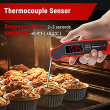 Load image into Gallery viewer, ThermoPro TP19 Waterproof Digital Meat Thermometer for Grilling with Ambidextrous Backlit &amp; Thermocouple Instant Read Thermometer Kitchen Cooking Food Thermometer for Candy Water Oil BBQ Grill Smoker
