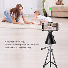Load image into Gallery viewer, Selfie Stick,Prosvet 360° Rotation Auto Face&amp;Object Tracking Live Broadcast Streaming Smart Shooting Camera Phone Mount,Cature 360°Camera Men Selfie Mount Auto Countdown for All Cellphone(Black)
