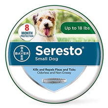 Load image into Gallery viewer, Seresto Flea and Tick Collar for Dogs, 8-Month Flea and Tick Collar for Small Dogs, Up to 18 Pounds
