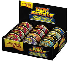 Load image into Gallery viewer, California Scents Spillproof Can Air Freshener Eco-Friendly Odor Neutralizer for Home, Car, Much More, Assorted Scents, 1.5 Oz, 12 Pack
