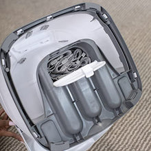 Load image into Gallery viewer, Ingenuity Baby Base 2-in-1 Booster Feeding and Floor Seat with Self-Storing Tray, Slate
