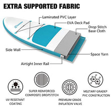 Load image into Gallery viewer, EGGORY Inflatable Stand Up Paddle Board,10'6"x 32"x 6" | SUP Surfboard with Premium SUP Accessories &amp; Backpack, Adj Paddle, Pump, Leash, Valve Adjuster | Youth &amp; Adult Surfing Boat, White
