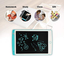 Load image into Gallery viewer, Richgv LCD Writing Tablet, 10 inches Electronic Graphic Tablet, Writing &amp; Drawing Doodle Board with Memory Lock for Home, School,Office, Blue
