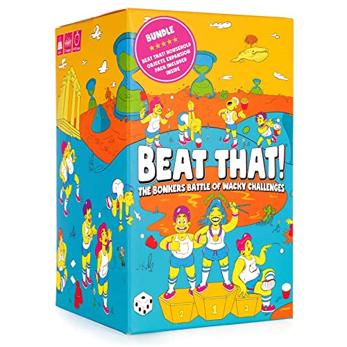 Beat That! Game and Household Objects Expansion Combo Pack [Family Party Game for Kids & Adults